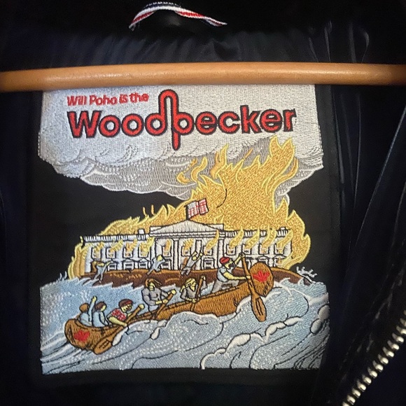 WOODPECKER WOODY BOMBER ALL WET NAVY - Picture 5 of 5